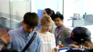 kwon twins at Suwannabhumi 08062013 FULL 1080p [upl. by Ahsakat90]