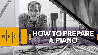 How to Prepare a Piano with Stephen Drury [upl. by Sagerman160]