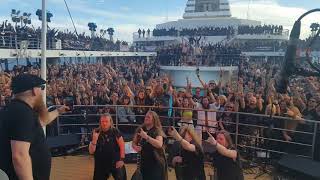 ORDEN OGAN at FULL METAL CRUISE 2018  finale [upl. by Ydrah29]