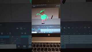 Character rigging in Adobe animate framebyframeanimation meme shortvideo short animation funny [upl. by Hutchinson]