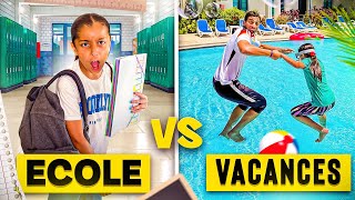 VACANCE VS ÉCOLE  😭🔥 la pire rentrée scolaire [upl. by Anna-Diana]