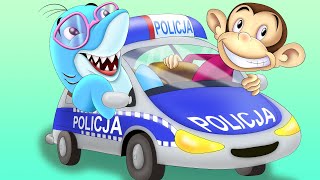 Mini Bambini Kids  Nauka amp Zabawa ❌Baby Shark Po Polsku ❌Tajny Gość ❌Zawód Policjant [upl. by Ajup]