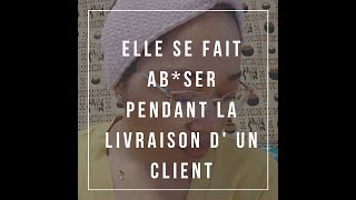 Elle se fait abser en allant livrer un client Faites attention [upl. by Rives552]