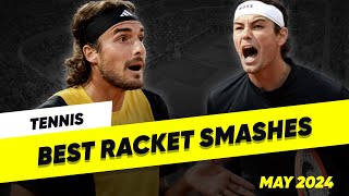 Tennis BEST Racket Smashes amp Angry Moments  May 2024 [upl. by Edmanda]