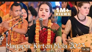 kirtan Mela 2023Madhurika dasi  l ply flute with Madhurika kirtan thegovindflute [upl. by Mita]