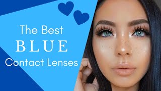 The Best Blue Colored Contact Lenses  lensme [upl. by Lyrehc]