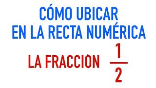 Ubica en la recta numérica la fracción 12 [upl. by Niwrek]