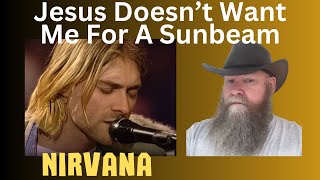 Nirvana  Jesus Doesnt Want Me For A Sunbeam Unplugged 1993 reaction commentary [upl. by Floridia810]