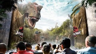 Jurassic Park River Adventure  the full ride experience [upl. by Annauqaj]