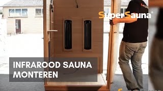 Infrarood Sauna montage  SuperSauna® [upl. by Perreault]