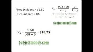 Dividend Discount Model DDM  Constant Growth Dividend Discount Model  How to Value Stocks [upl. by Aned55]