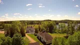 Aerial video of Uniacke Estates Museum Mount Uniacke NS [upl. by Navoj447]