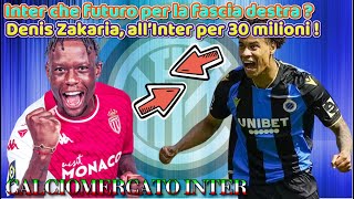 CALCIOMERCATO INTER Denis Zakaria all’Inter per 30 milioni Inter che futuro per la fascia destra [upl. by Grimbly658]