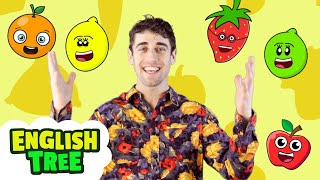 Yummy Fruits amp Vegetables  Food Song for Kids  Addy [upl. by Aplihs283]