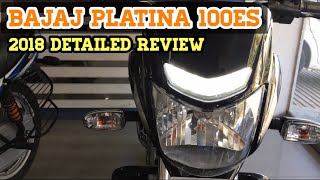 5 Reasons to buy Bajaj Platina 100es  2018 model with Led drl [upl. by Langbehn]