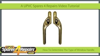 Determine The Type of Upvc Window Handle To Replace [upl. by Stiruc]