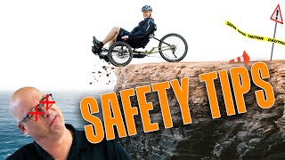 Top 8 MUST HAVE Recumbent Trike Safety Accessories STAY SAFE [upl. by Radack]