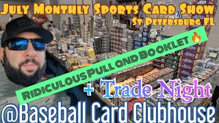 Monthly St Petersburg Florida Card Show July 6th 2024 Trade Night at Baseball Card Clubhouse 🔥🔥🔥 [upl. by Kelci621]