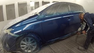 How to Spray Paint a Car Toyota Corolla [upl. by Orest]