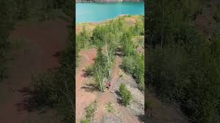 Andrew Gehn Mountain Biking in a Mine Pit  Redhead MTB Park shorts mtb mountainbike [upl. by Akinat]