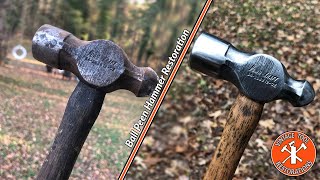 1 Ball Peen Hammer Restoration  ASMR Tool Restoration [upl. by Bremen]