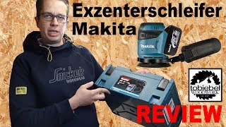 Review Makita 18V Akku Exzenterschleifer DBO180Y1J mit MakPac und 15 Ah Akku Test Erfahrungsbericht [upl. by Stout]