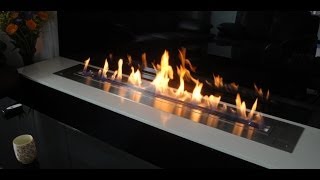 AFIRE Bio Ethanol Burner Inserts the Art of Contemporary Ventless Fireplaces [upl. by Judenberg220]