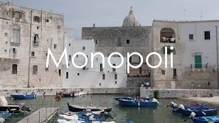 Monopoli Walking Tour Puglia Italy  Travel Tips  4K UHD  Virtual Trip [upl. by Warder172]