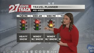 Travel impacts expected to Tuesday PM and Wednesday AM commutes [upl. by Nrojb]