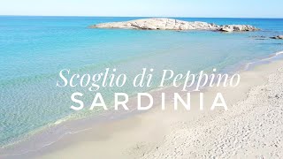 Castiadas spiaggia delle Ginestre Scoglio di Peppino unopera darte della natura Sardegna 4k [upl. by Eibur139]