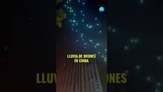 Un espectáculo de luces fallido culminó en una lluvia de drones en China [upl. by Karee710]