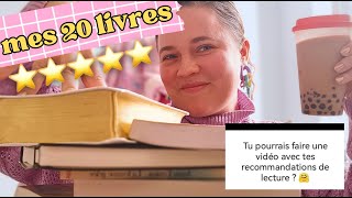 mes 20 LIVRES préférés romans BD essais [upl. by Gerrie338]