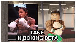 I BECAME GERVONTA DAVIS IN ROBLOX BOXING BETA [upl. by Enelyahs]