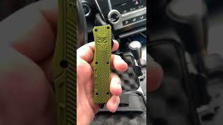 Cobra Tec OTF CTK1 OD Green Knife Review [upl. by Marlon498]