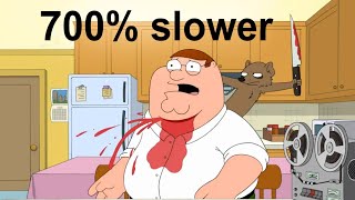 Family Guy  Mongoose slits Peters throat 700 slower [upl. by Fishback]