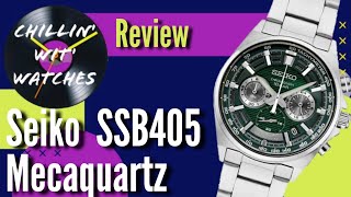 New Entry Level Seiko Chronos  SSB405 Review [upl. by Lyndsey]