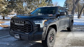 5 REASONS WHY I prefer my NEW 2023 Toyota Tundra TRD Pro over my previous V8 Tundra [upl. by Adniles315]