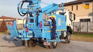 Drill Rig Fraste MULTIDRILL XL for Water Well on truck [upl. by Kennedy]