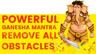 POWERFUL GANESHA MANTRA TO REMOVE OBSTACLES 2024  Pranamya Shirasa Devam Gauri Putram Vinayakam [upl. by Roxane333]