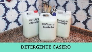 DETERGENTE LIQUIDO CASERO PARA LAVADORA [upl. by Edia]