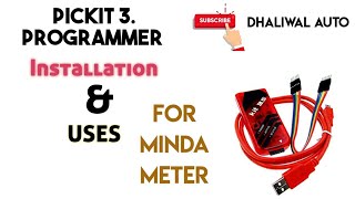 PICKIT 3 INSTALLATION  FOR MINDA METERS  amp USES [upl. by Isbel557]