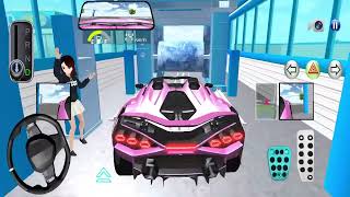 3D Driving Class Simulation  Funny Police Officer Refuel His Super Car Gas Crazy Driving Gameplay [upl. by Kei784]