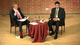 General Pervez Musharraf in conversation with Sir Christopher Meyer  IQ2 talk [upl. by Montfort]