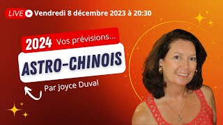 ASTROLOGIE CHINOISE 2024  de l’année du Lièvre au Dragon [upl. by Yerdua]