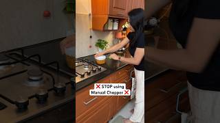 🚫STOP using manual chopper😱 shorts youtubeshorts chopper kitchengadgets kitchen amazon [upl. by Aylmer]