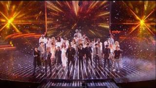 Whoop Its the X Factor charity single  The X Factor 2011 Live Results Show 8  itvcomxfactor [upl. by Dilahk]