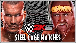 WWE 2K15  Steel Cage Matches Additions Improvements amp Cage OMG Moments Concept [upl. by Nednal]