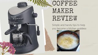 Morphy Richards Coffee maker review and demo  Cappacino expresso coffee Review for cafe lovers [upl. by Dennet502]