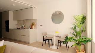 8 Water Street Canary Wharf  Studio apartment tour [upl. by Victorie]