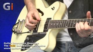 Duesenberg Fullerton CC Guitar Review  Issue 12  Guitar Interactive Magazine [upl. by Calvano798]